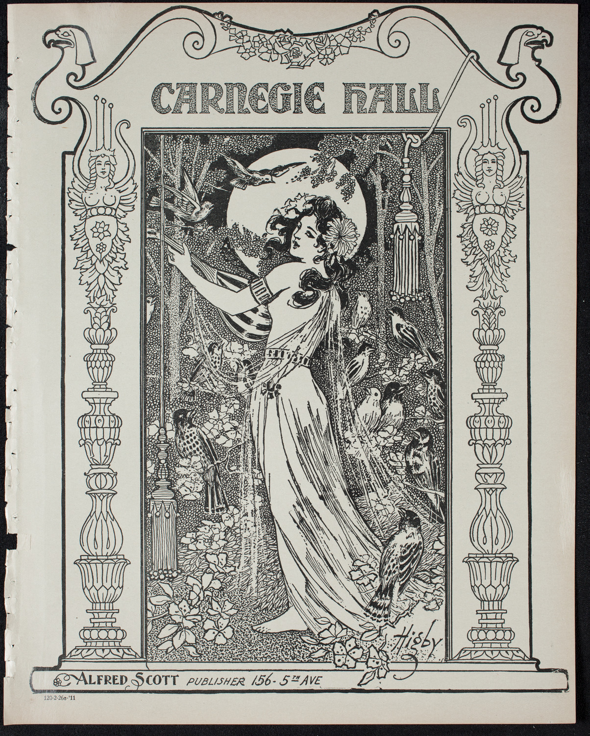 John McCormack, Tenor, February 26, 1911, program page 1