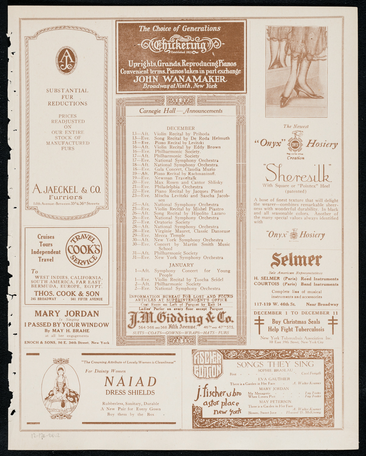 Newman Traveltalks: Spain, December 12, 1920, program page 3
