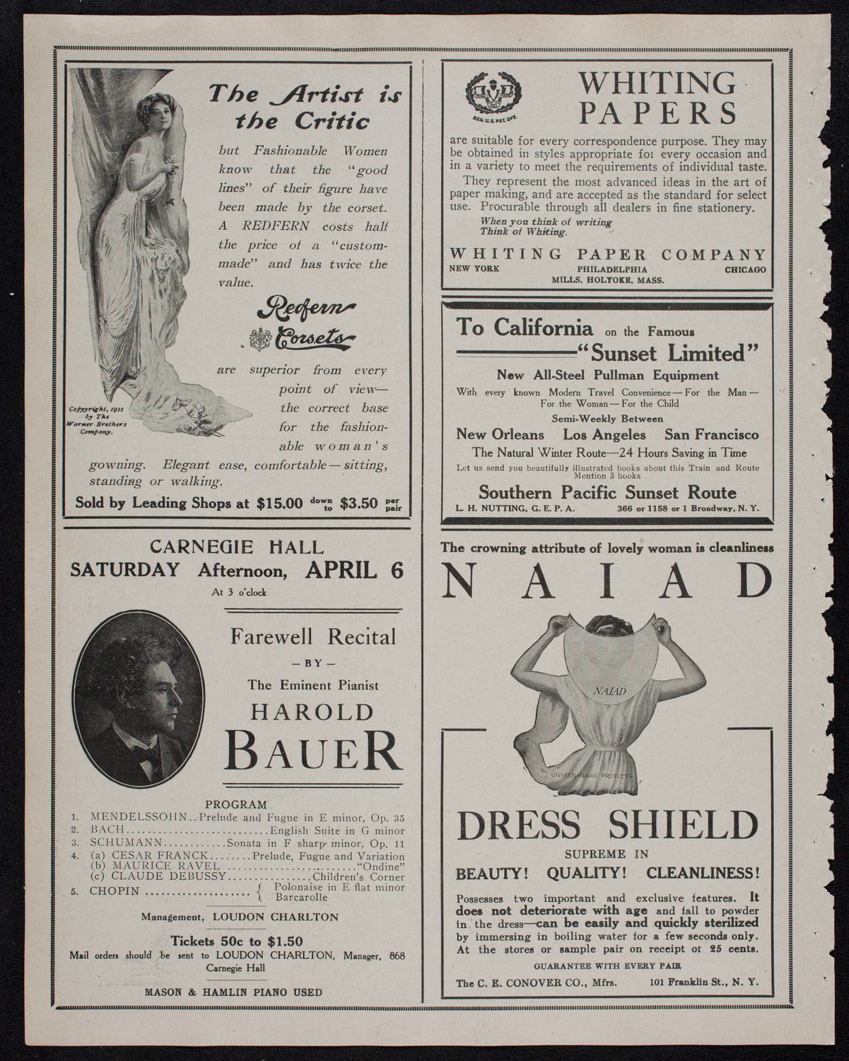 Volpe Symphony Society of New York, March 26, 1912, program page 2