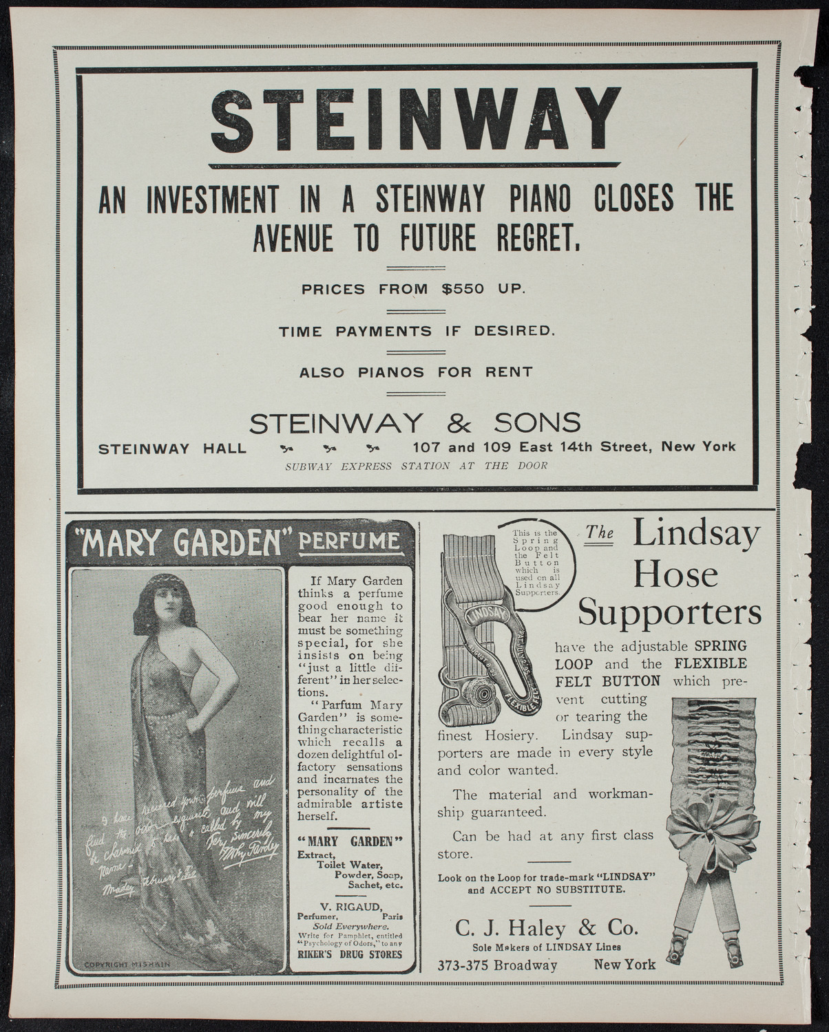 Boston Symphony Orchestra, January 14, 1911, program page 4
