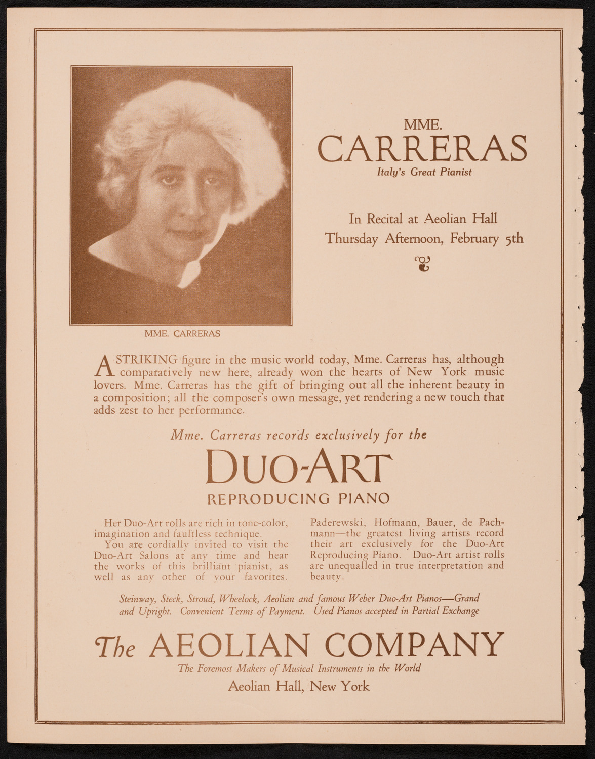 Joseph Coleman, Violin, February 2, 1925, program page 2