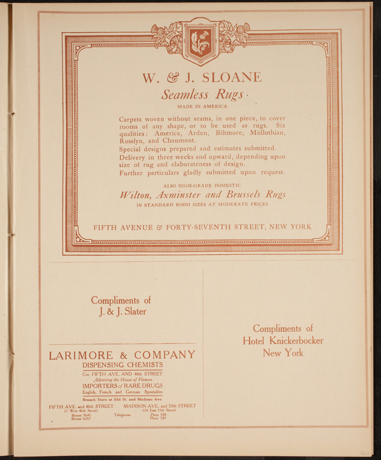 Fritz Kreisler, Violin, December 30, 1914, program page 5