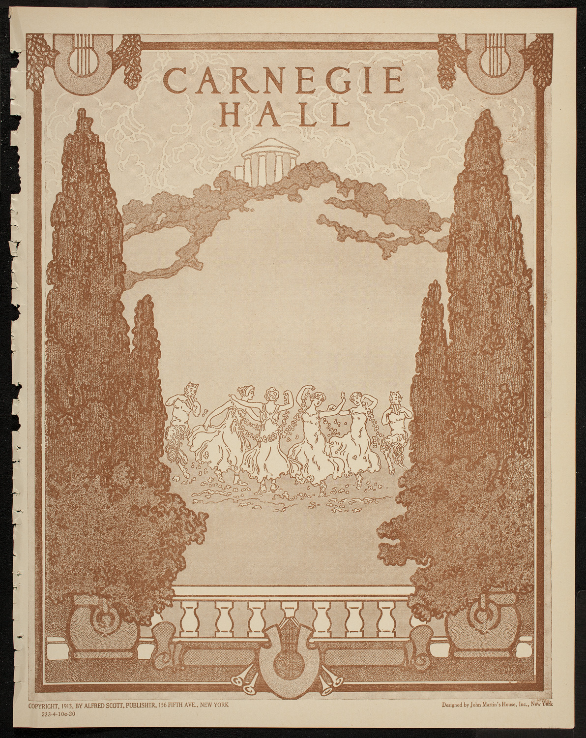 New York Banks' Glee Club, April 10, 1920, program page 1