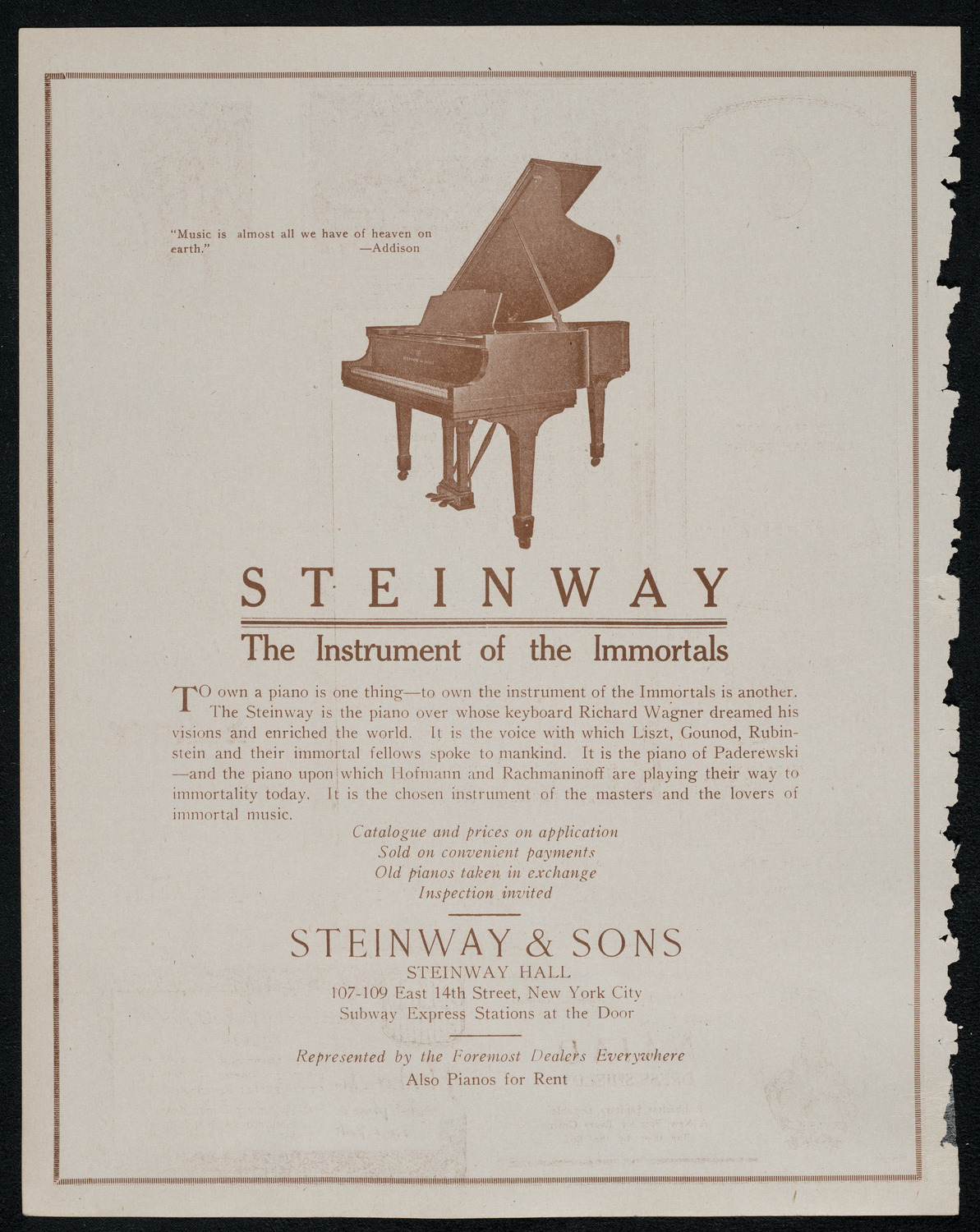 Boston Symphony Orchestra, January 8, 1921, program page 4