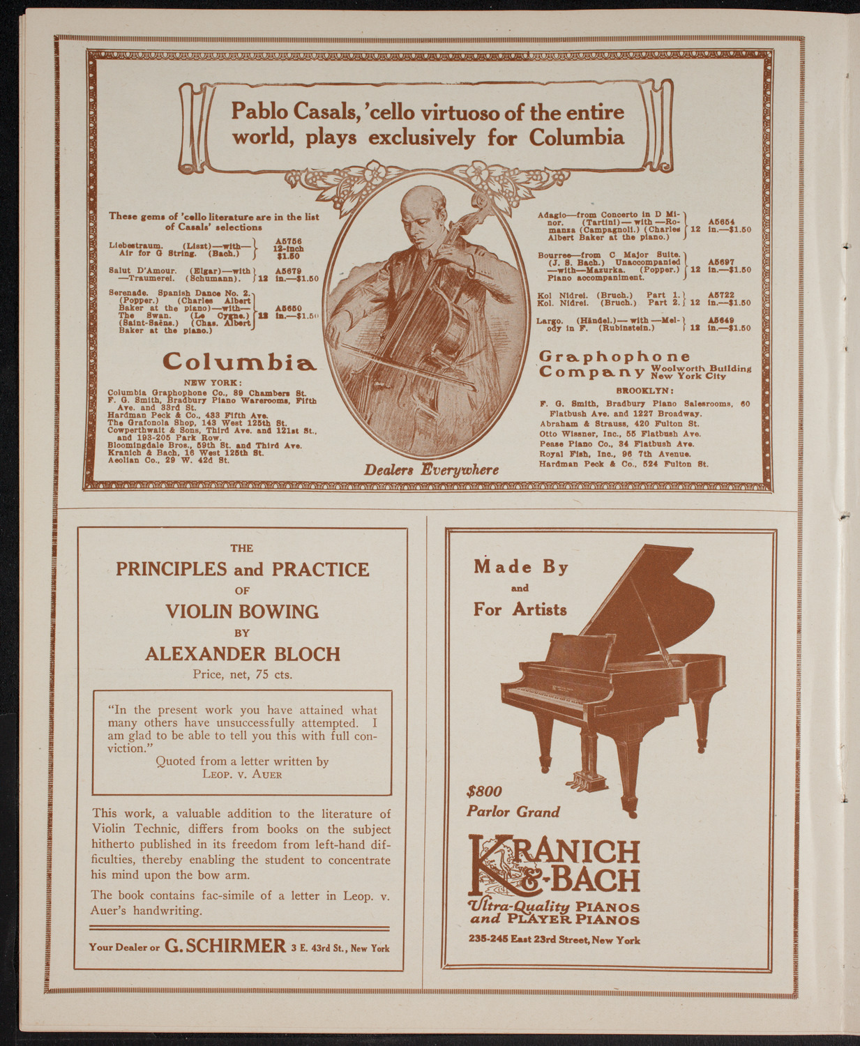 The Civic Forum: Shakespeare Anniversary Commemoration, April 25, 1916, program page 6