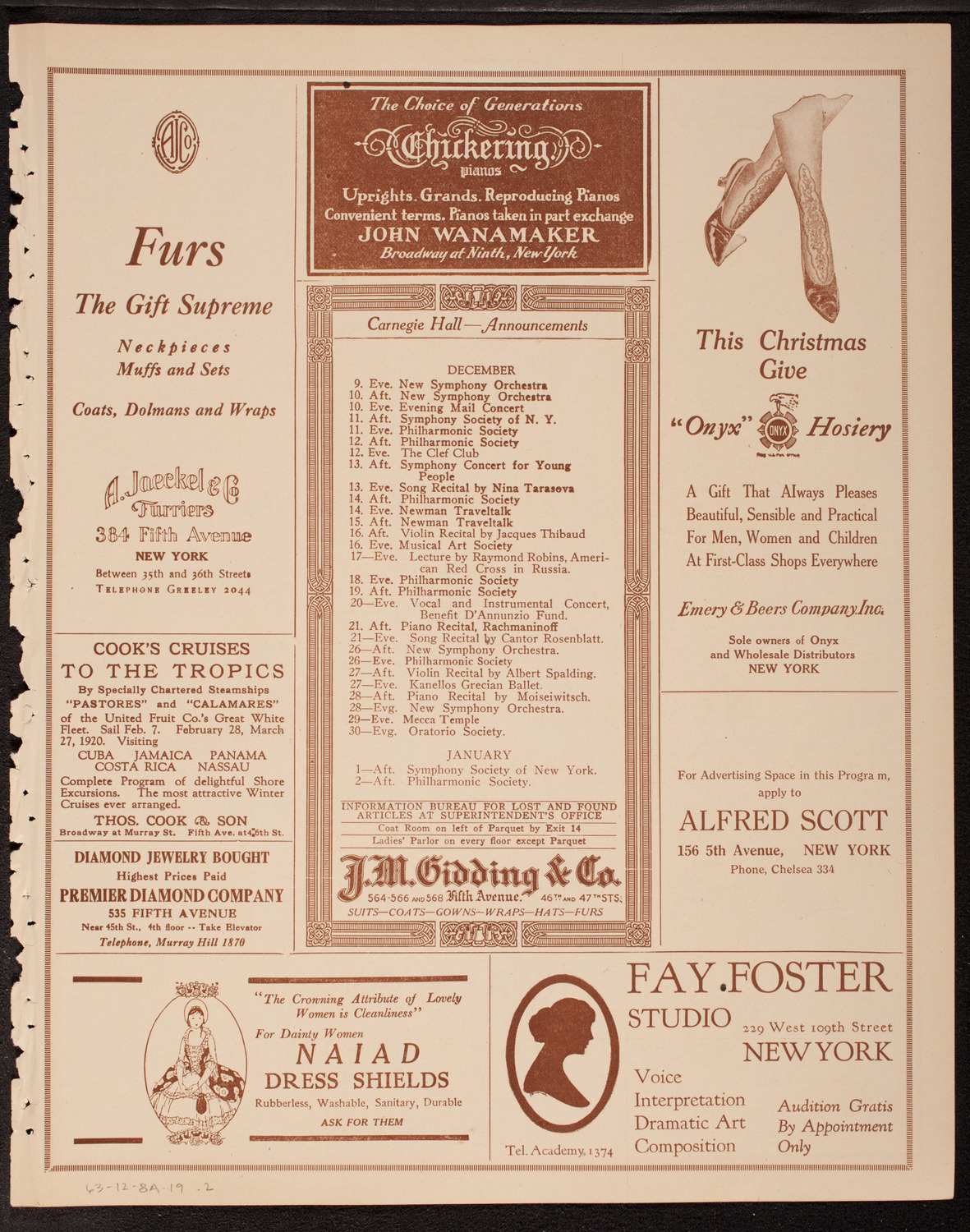 Newman Traveltalks: Poland Restored, December 8, 1919, program page 3