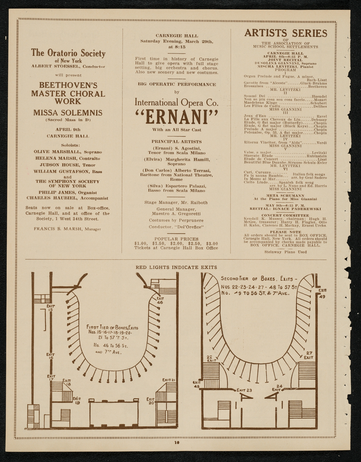 Mecca Temple of New York: Ancient Arabic Order of the Nobles of the Mystic Shrine, March 24, 1924, program page 10