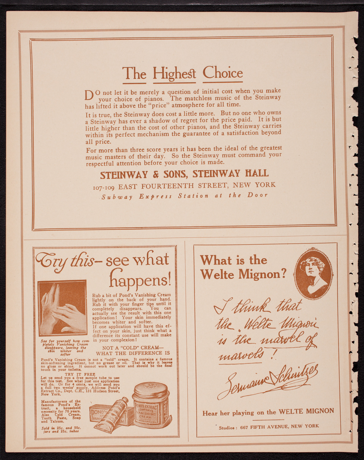 Boston Symphony Orchestra, December 2, 1916, program page 4