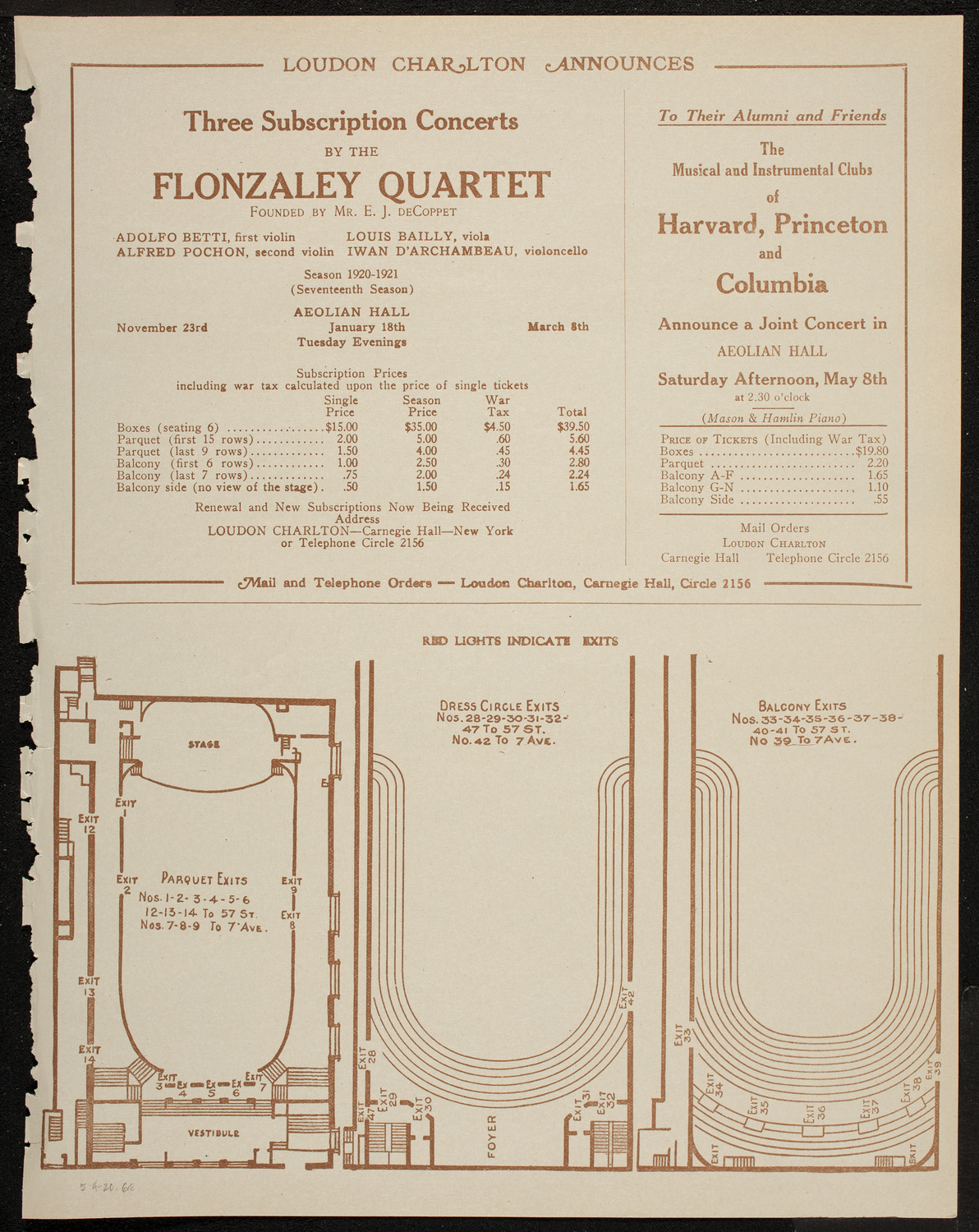 Lecture by Roy Chapman Andrews, May 4, 1920, program page 11