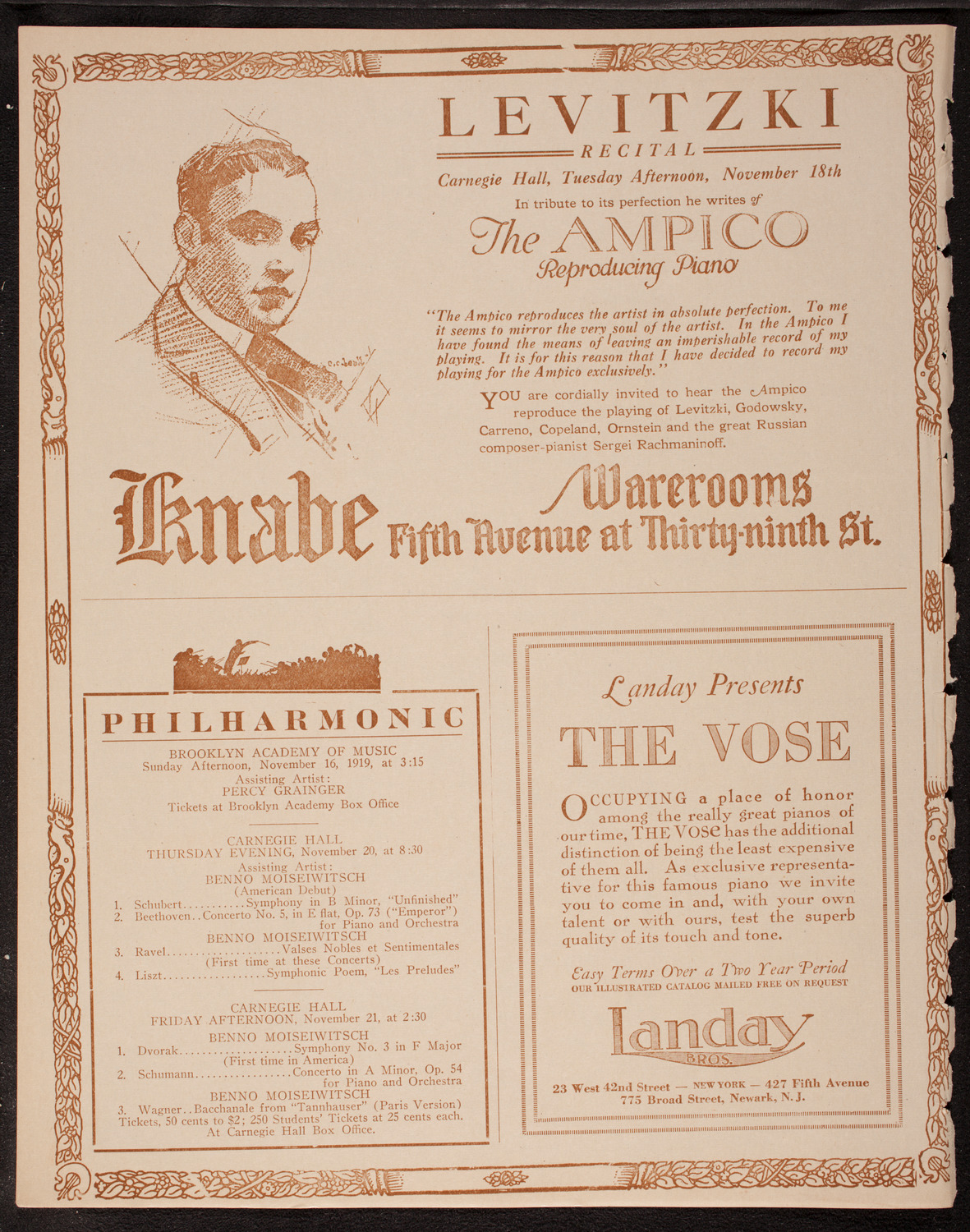 Symphony Concert for Young People, November 15, 1919, program page 12