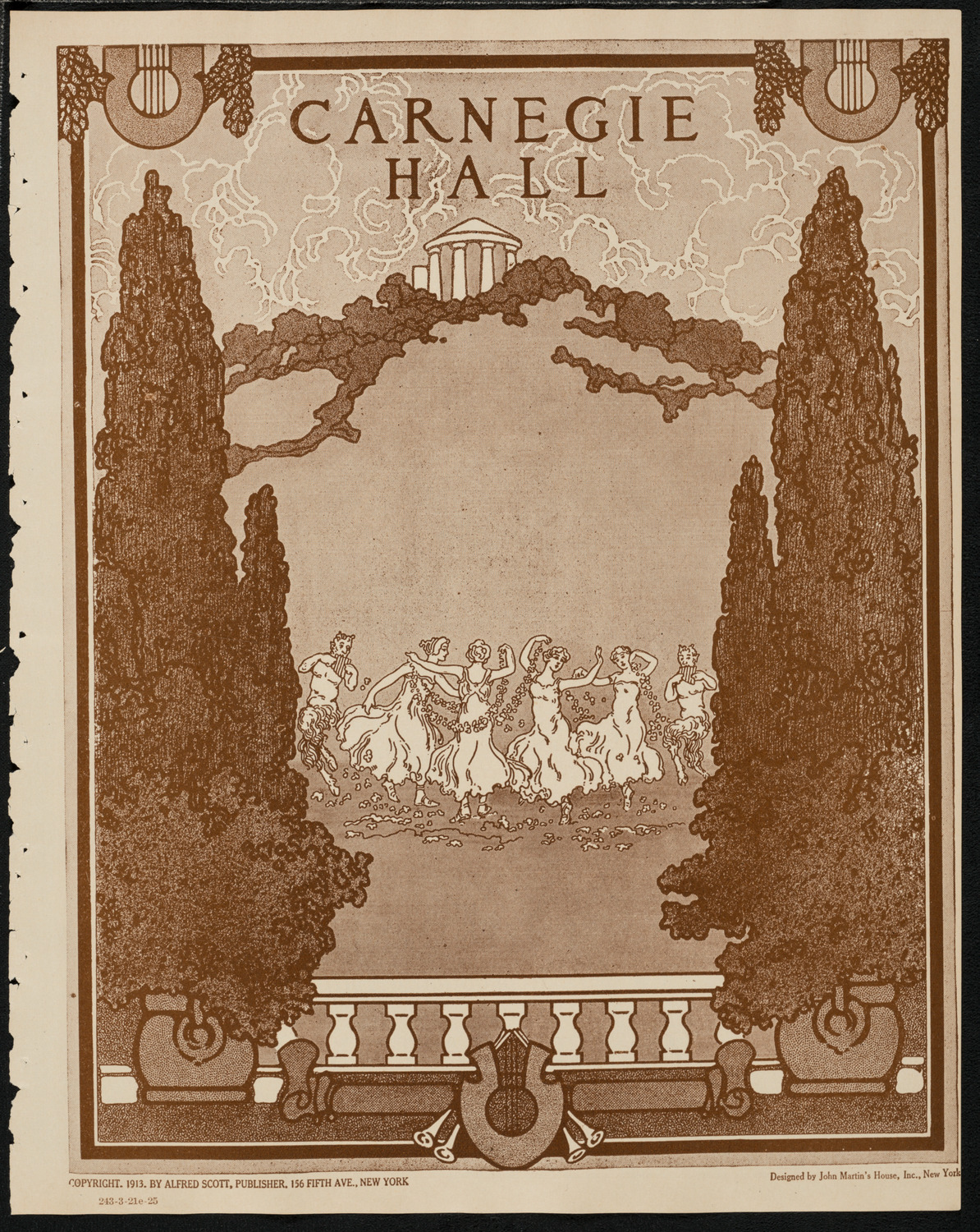 Benefit: Hebrew Home for the Aged, March 21, 1925, program page 1
