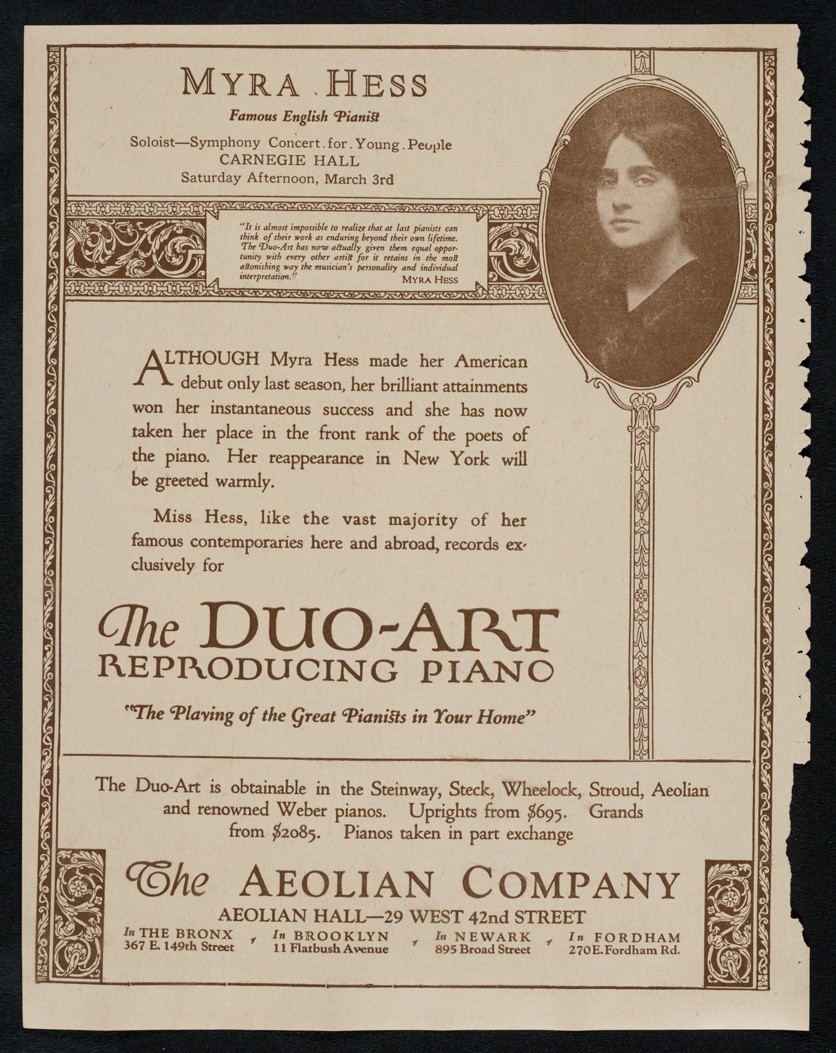 Winnipeg Male Voice Choir, February 26, 1923, program page 2