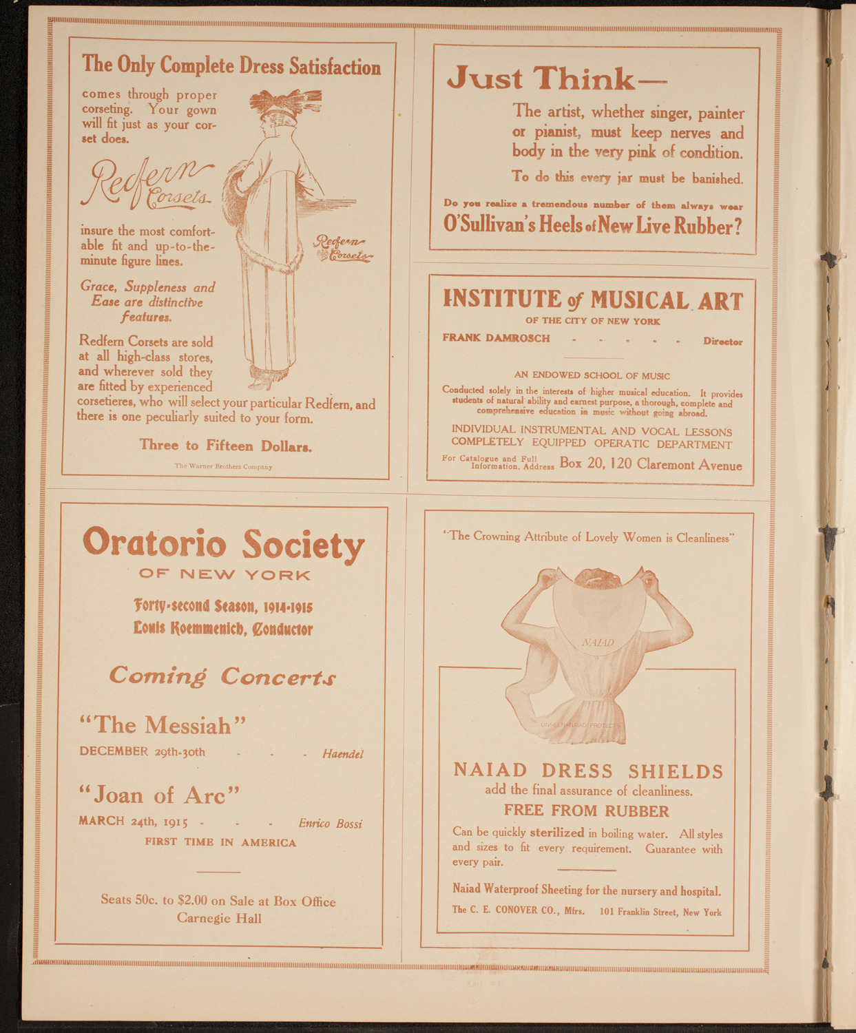 Elmendorf Lecture: Norway, December 13, 1914, program page 2