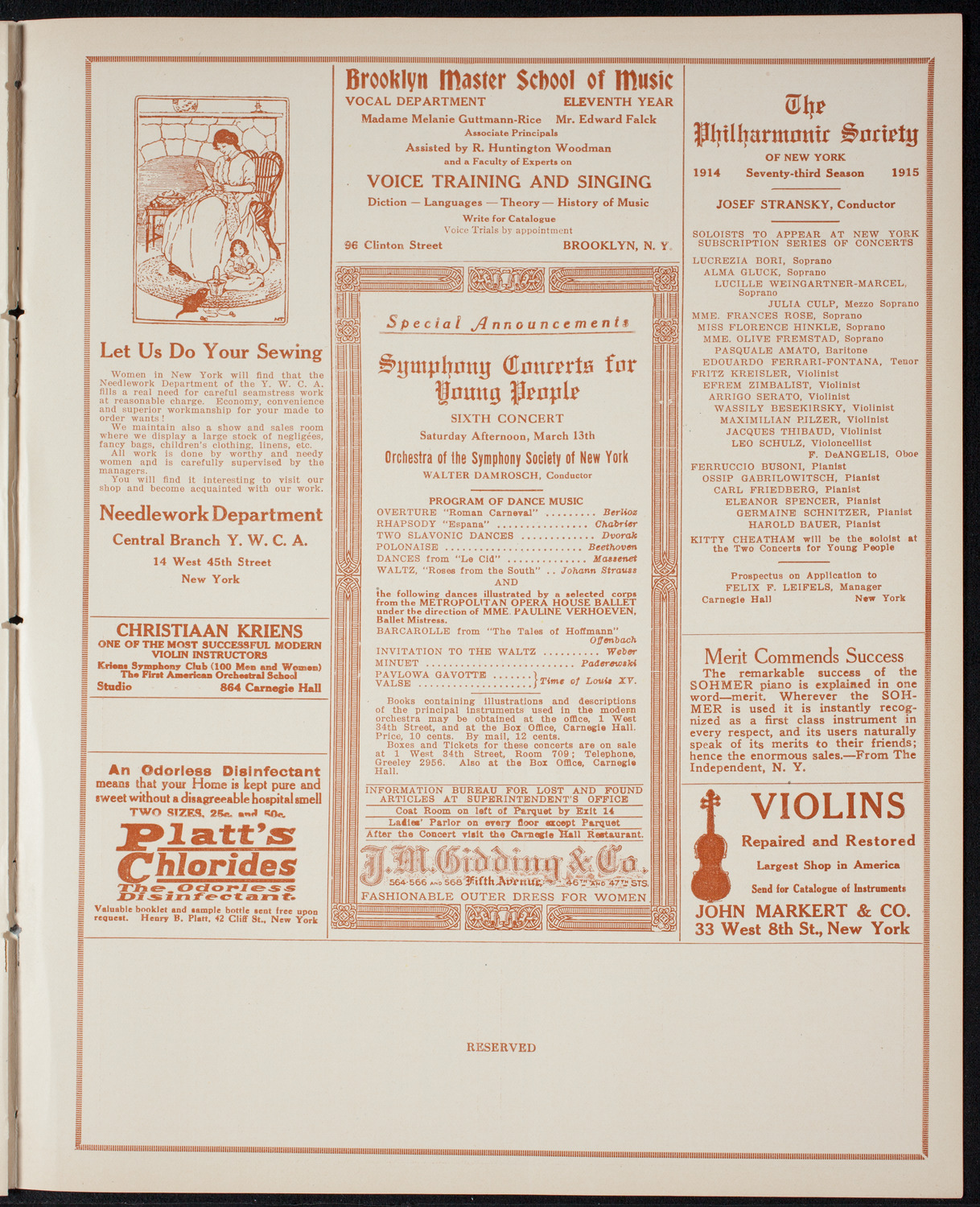 Newman Traveltalks: France and the War, March 7, 1915, program page 9