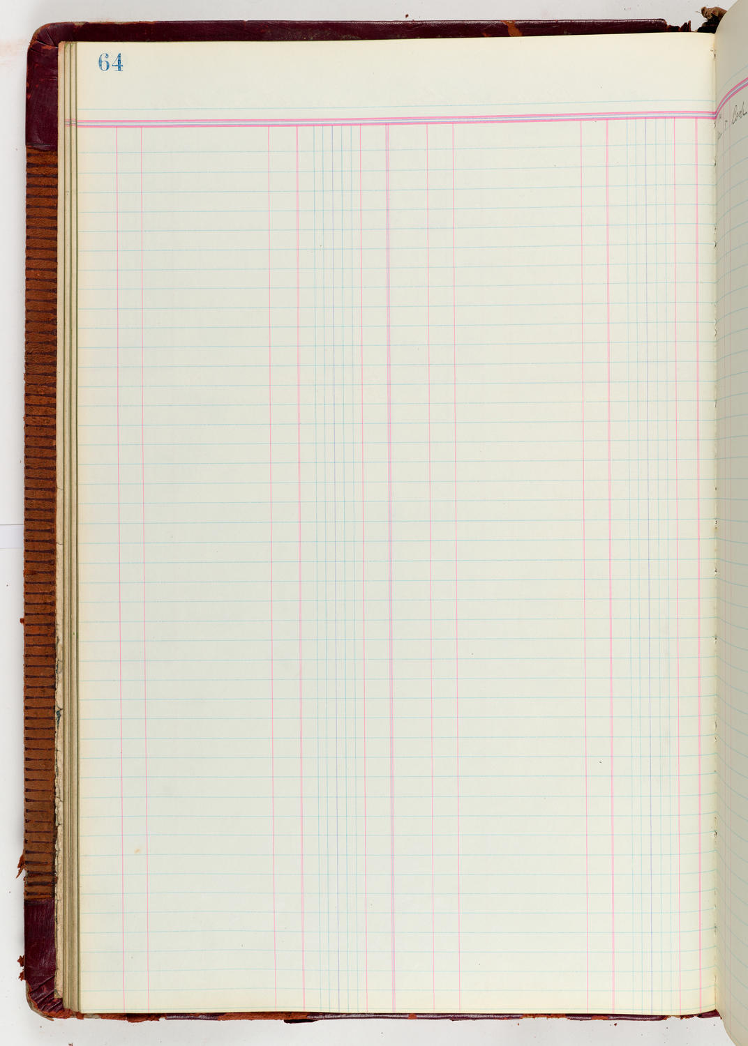 Music Hall Accounting Ledger Journal, volume 6, page 64