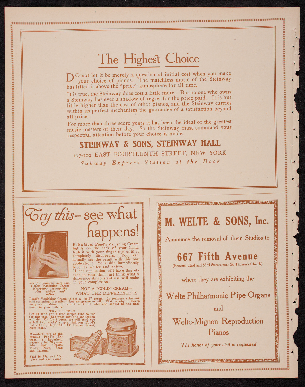 Symphony Concert for Young People, November 18, 1916, program page 4