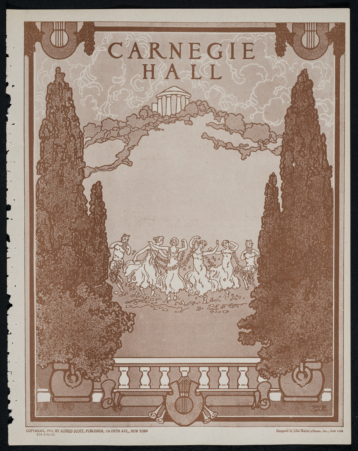 Reinald Werrenrath, Baritone, January 9, 1921, program page 1