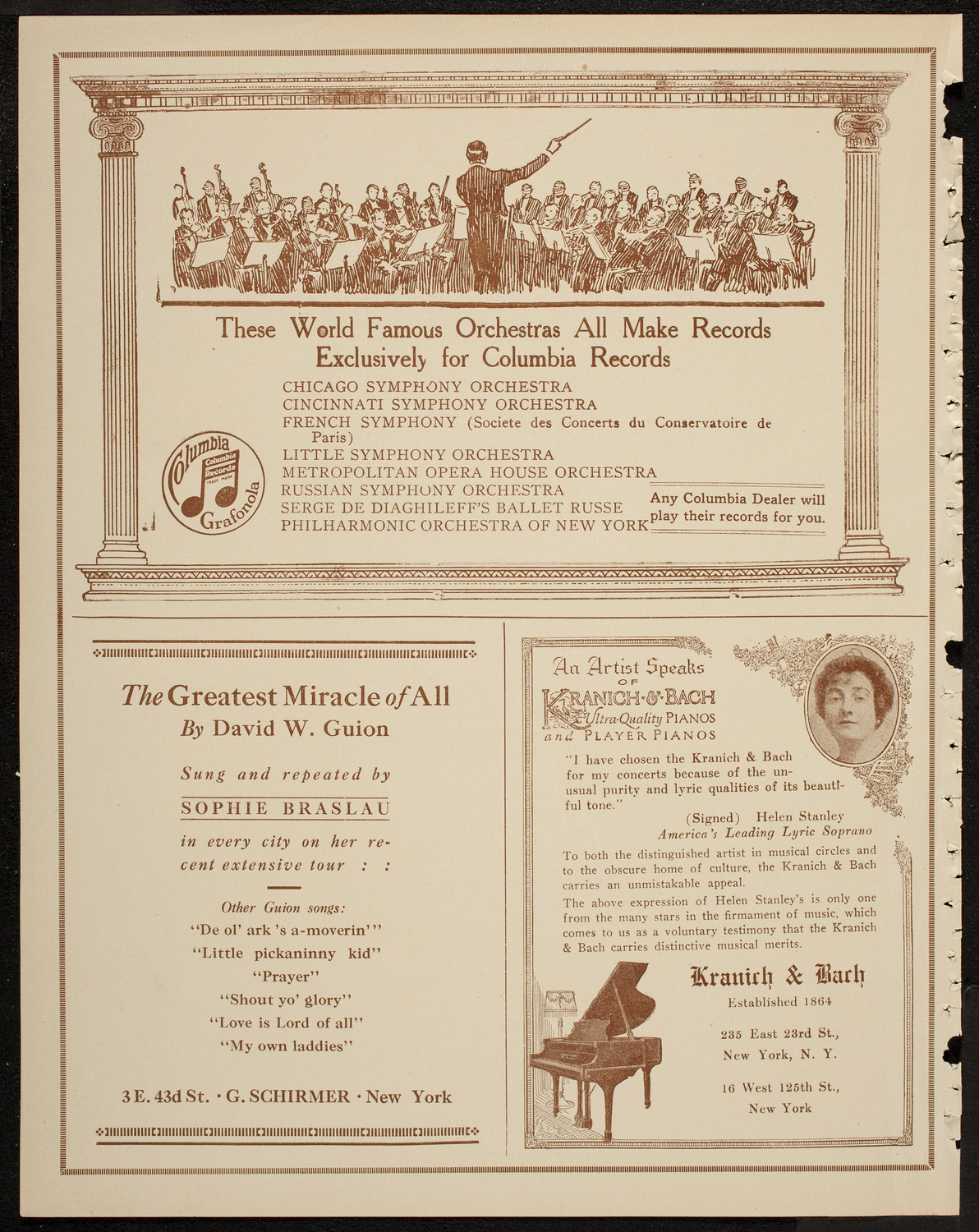 Russian Symphony Society of New York, March 27, 1920, program page 6