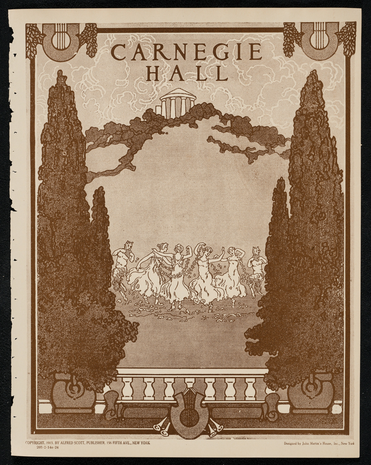New York Philharmonic, February 14, 1924, program page 1