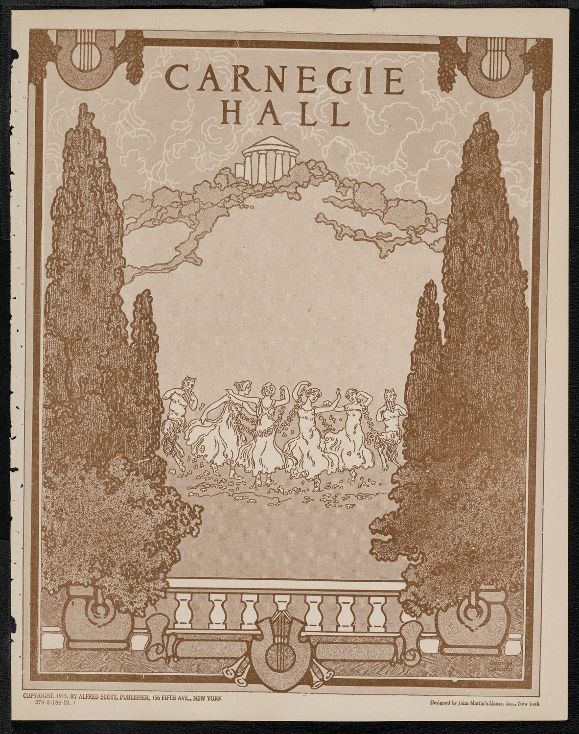 New York Symphony Orchestra, March 18, 1921, program page 1