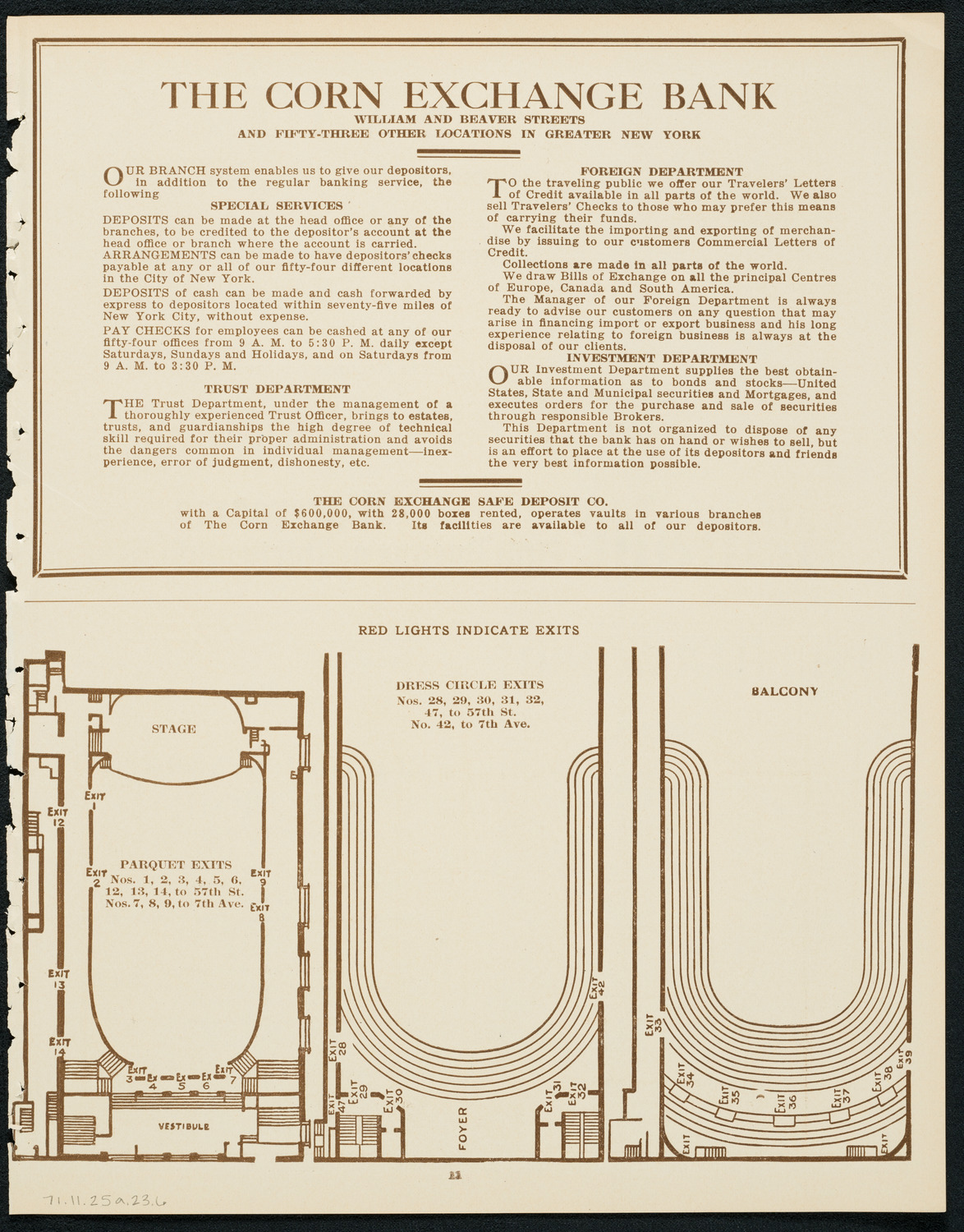 New York Philharmonic, November 25, 1923, program page 11
