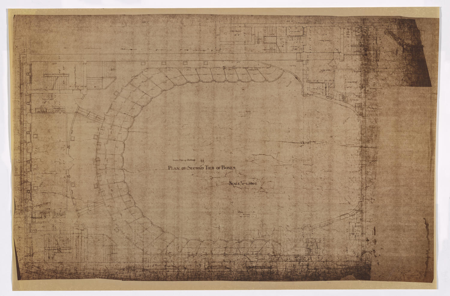 Plan of Second Tier boxes, 1890