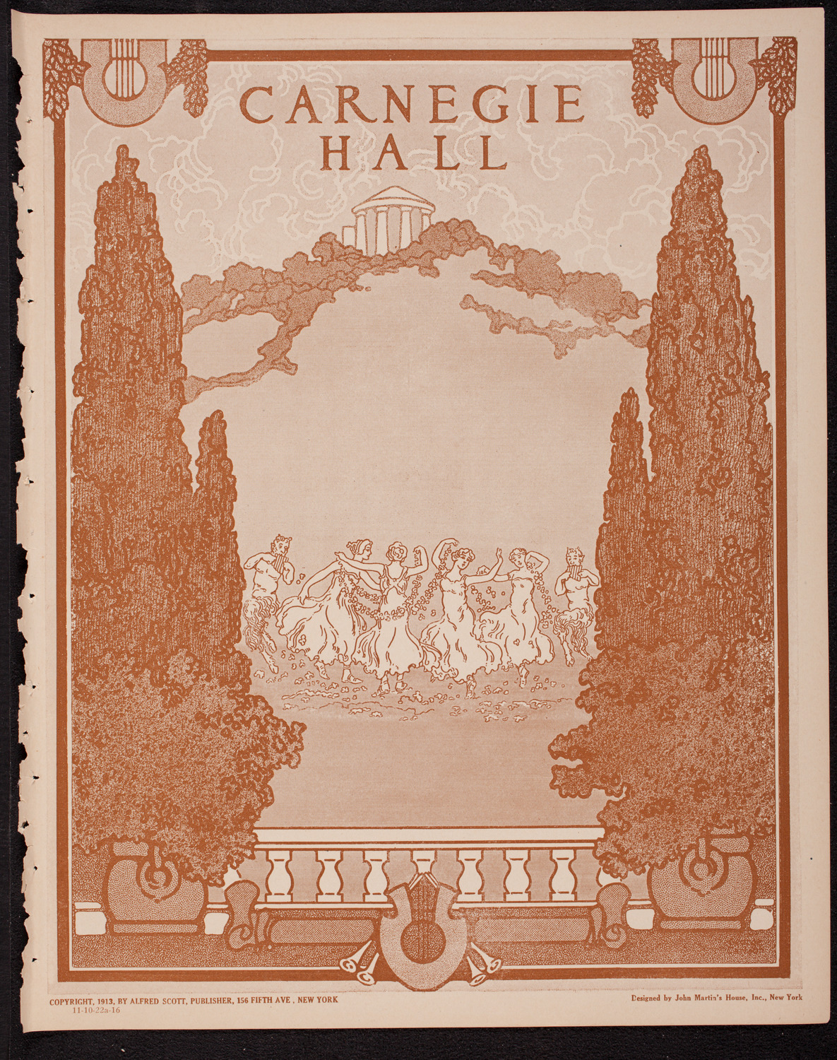 People's Symphony Concert, October 22, 1916, program page 1