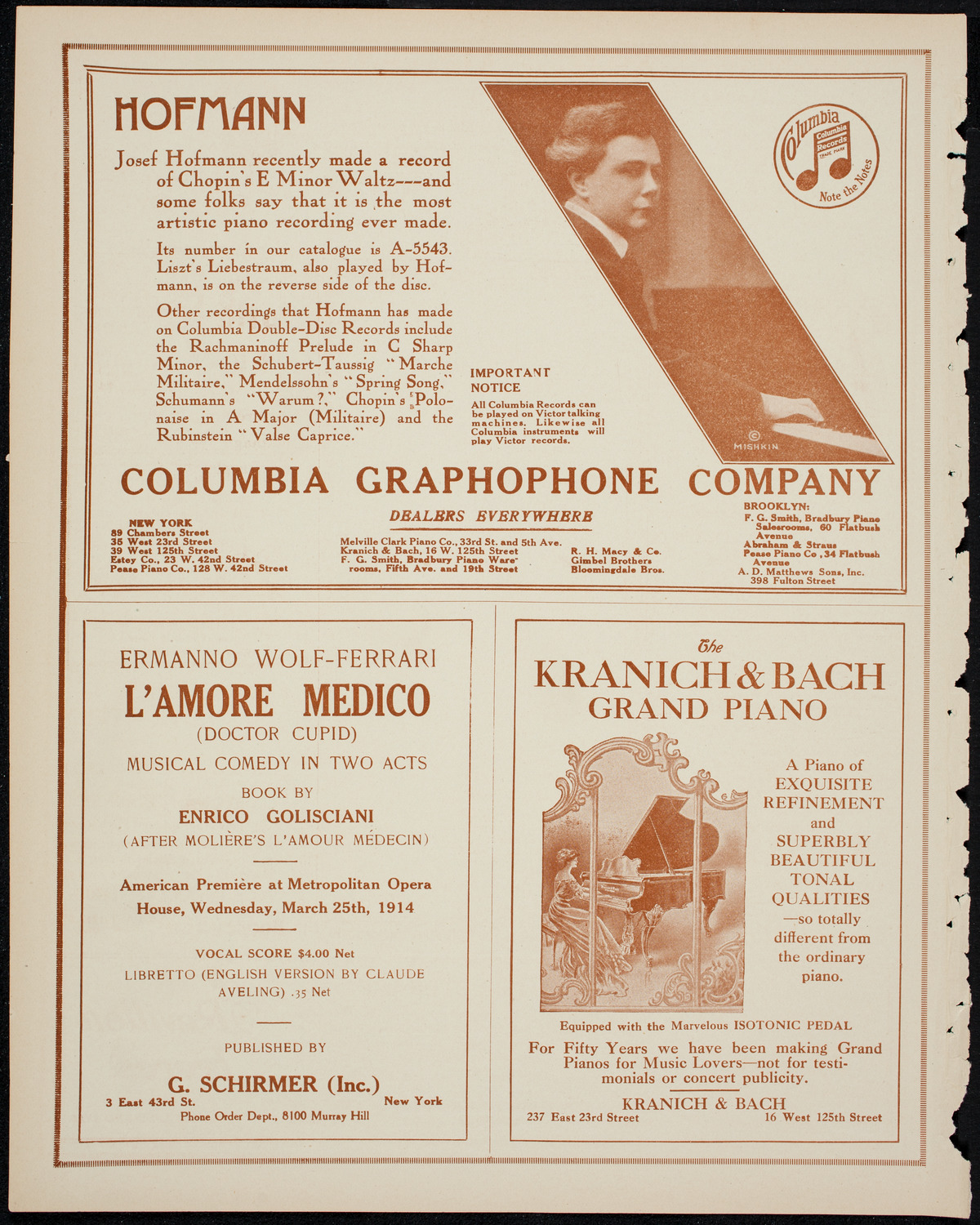 The Ellery Band, April 30, 1914, program page 6