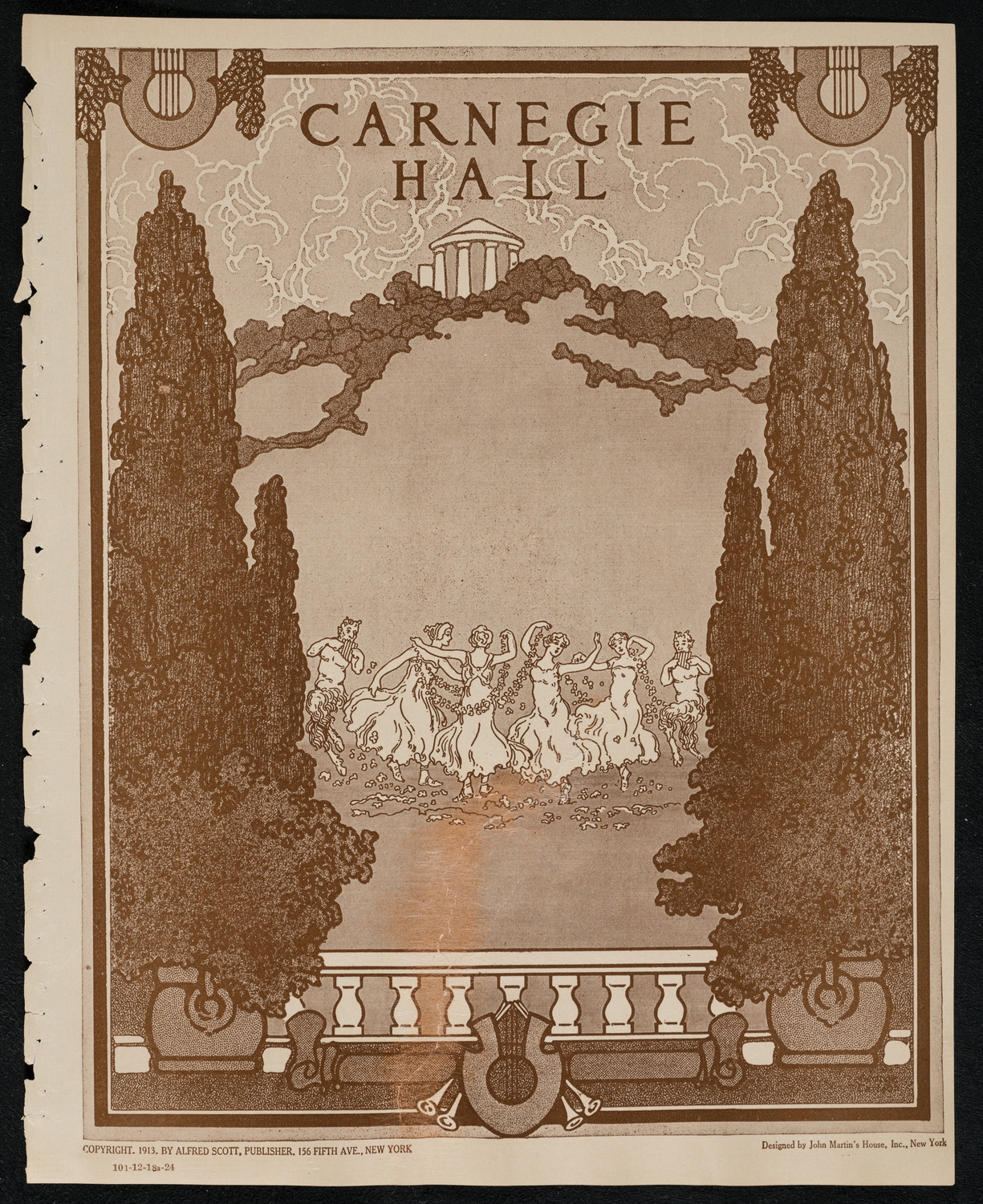 New York Symphony Orchestra, December 18, 1924, program page 1