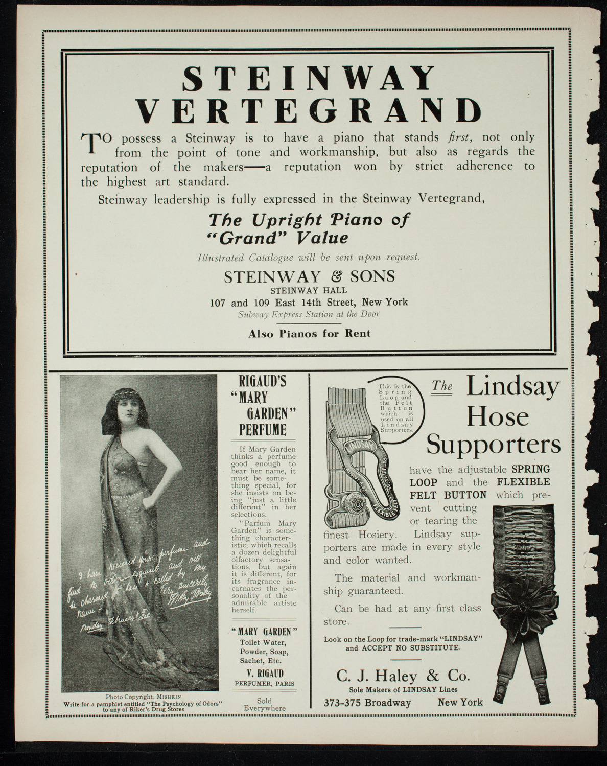 Jeanne Jomelli, Soprano, November 15, 1910, program page 4