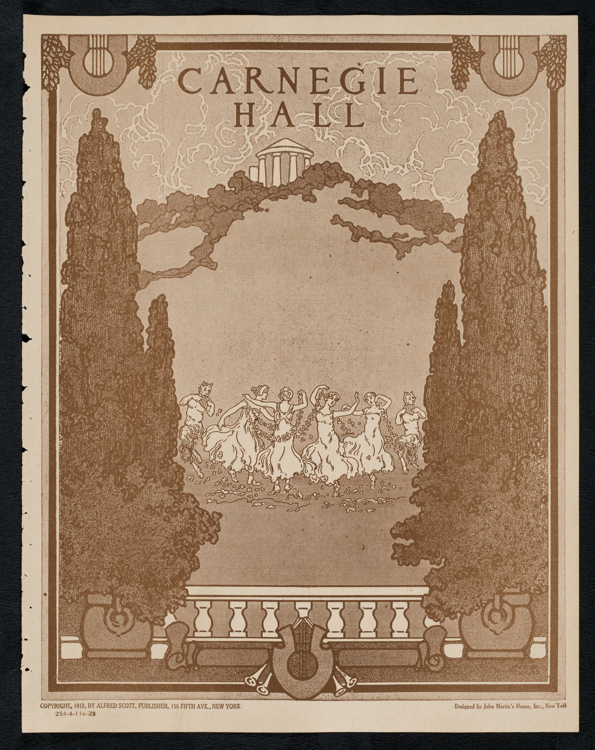 The Bakule Chorus of Prague, April 11, 1923, program page 1