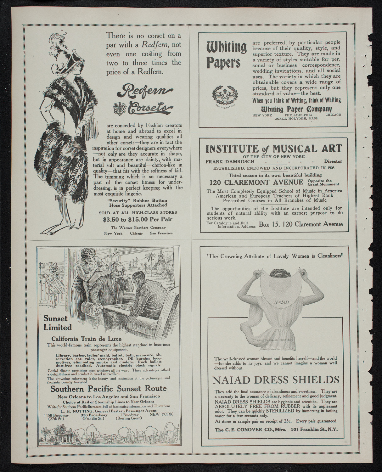 New York Philharmonic, December 20, 1912, program page 2