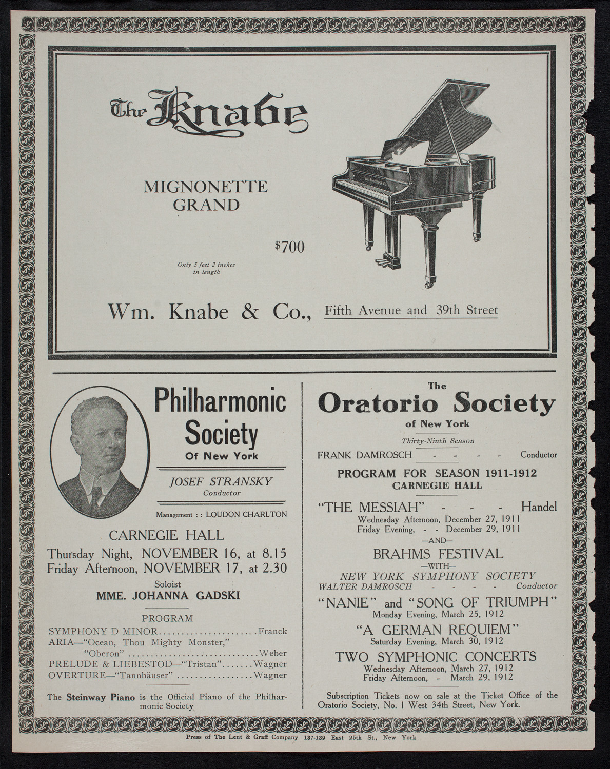 Elmendorf Lecture: The Riviera, November 12, 1911, program page 12