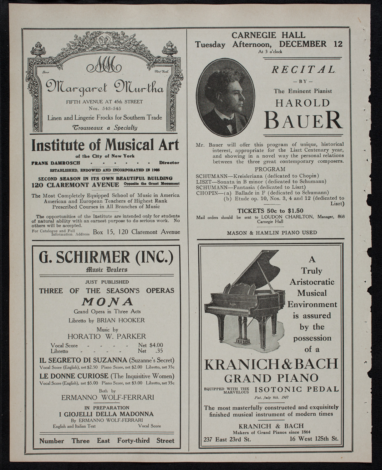 Elmendorf Lecture: Naples and Environs, December 11, 1911, program page 6