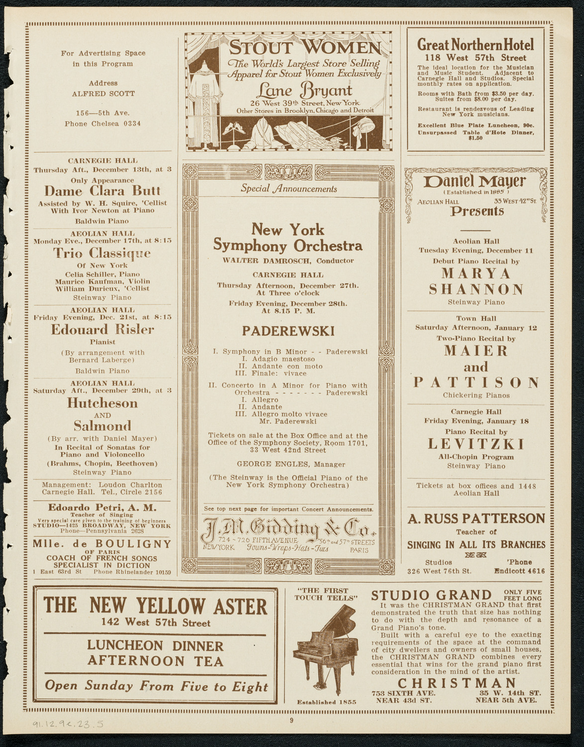 Newman Traveltalks: The Amazon River, December 9, 1923, program page 9