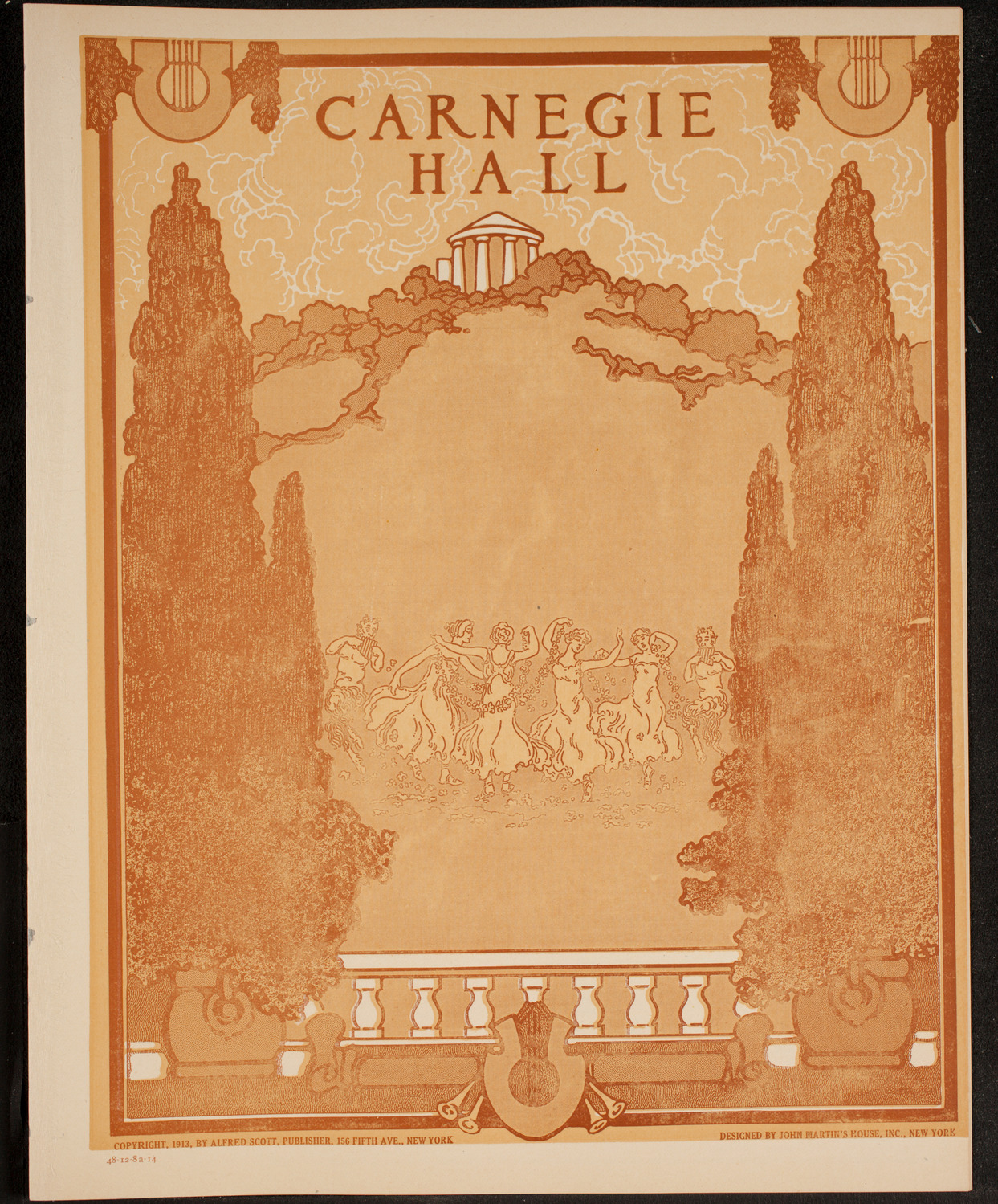 Leonard Borwick, Piano, December 8, 1914, program page 1