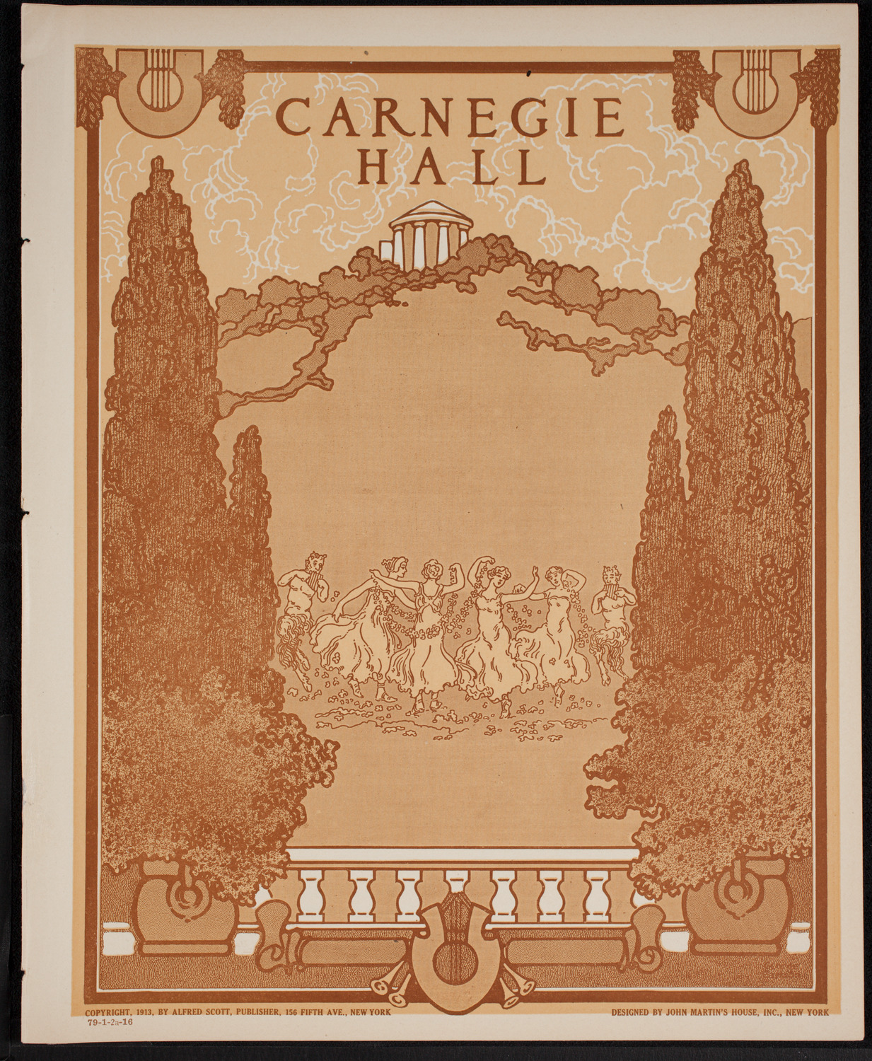 New York Philharmonic, January 2, 1916, program page 1