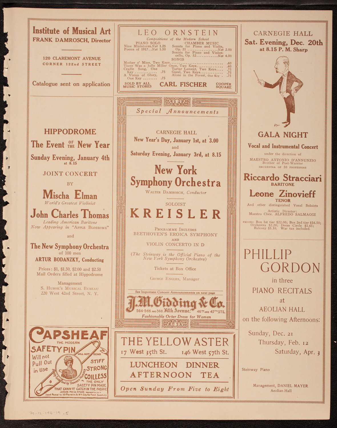 Newman Traveltalks: France Victorious, December 14, 1919, program page 9