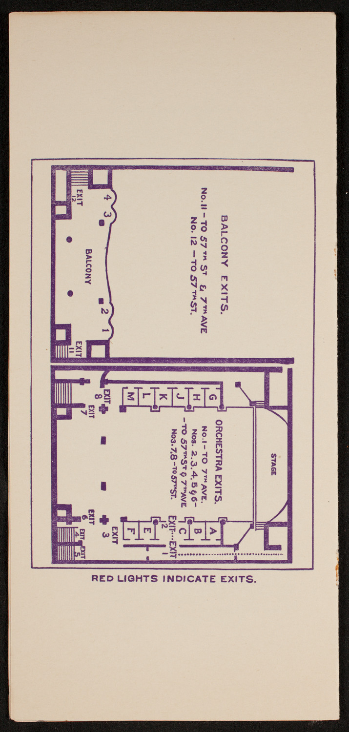 Amateur Comedy Club, April 17, 1912, program page 8