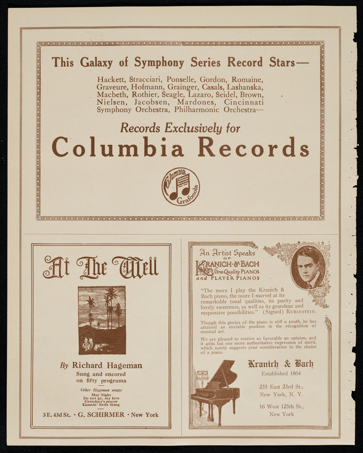 Symphony Concert for Young People, November 13, 1920, program page 6