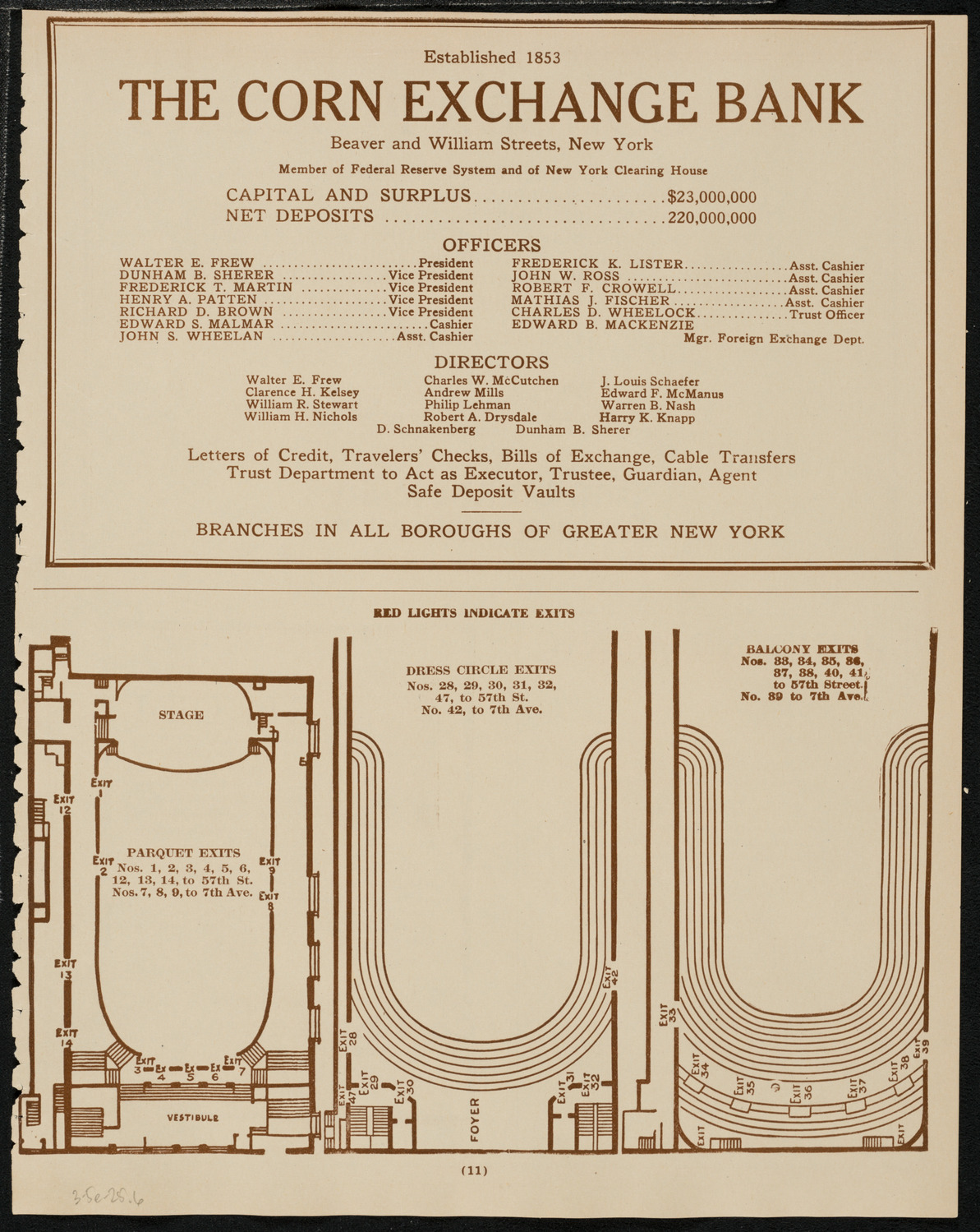 New York Philharmonic, March 5, 1925, program page 11