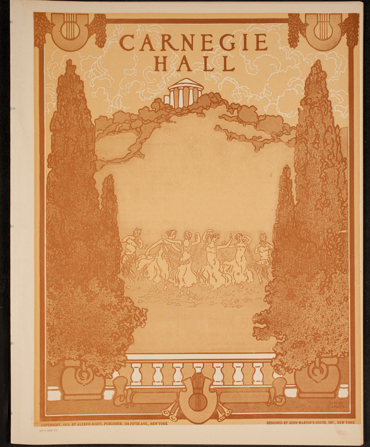 New York Philharmonic, January 29, 1915, program page 1