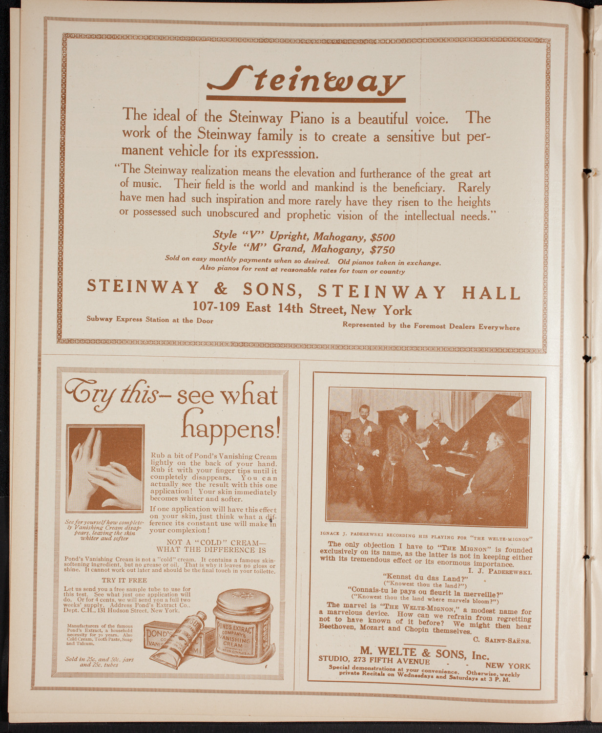 Lecture by Ellis Ashmead-Bartlett, January 7, 1916, program page 4