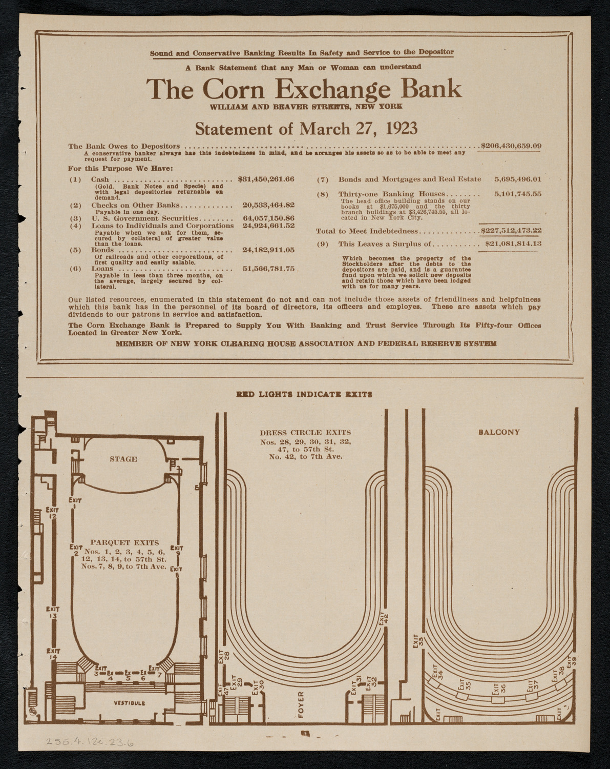 New York Philharmonic, April 12, 1923, program page 11