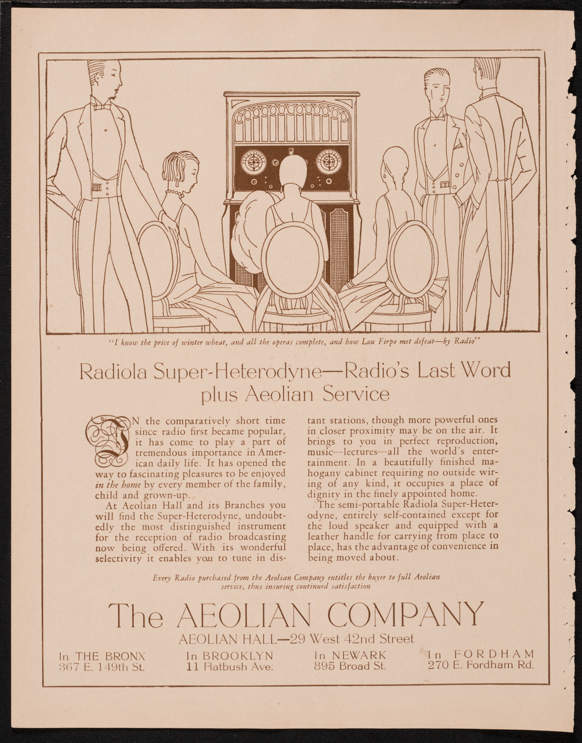 Philadelphia Orchestra, February 17, 1925, program page 2