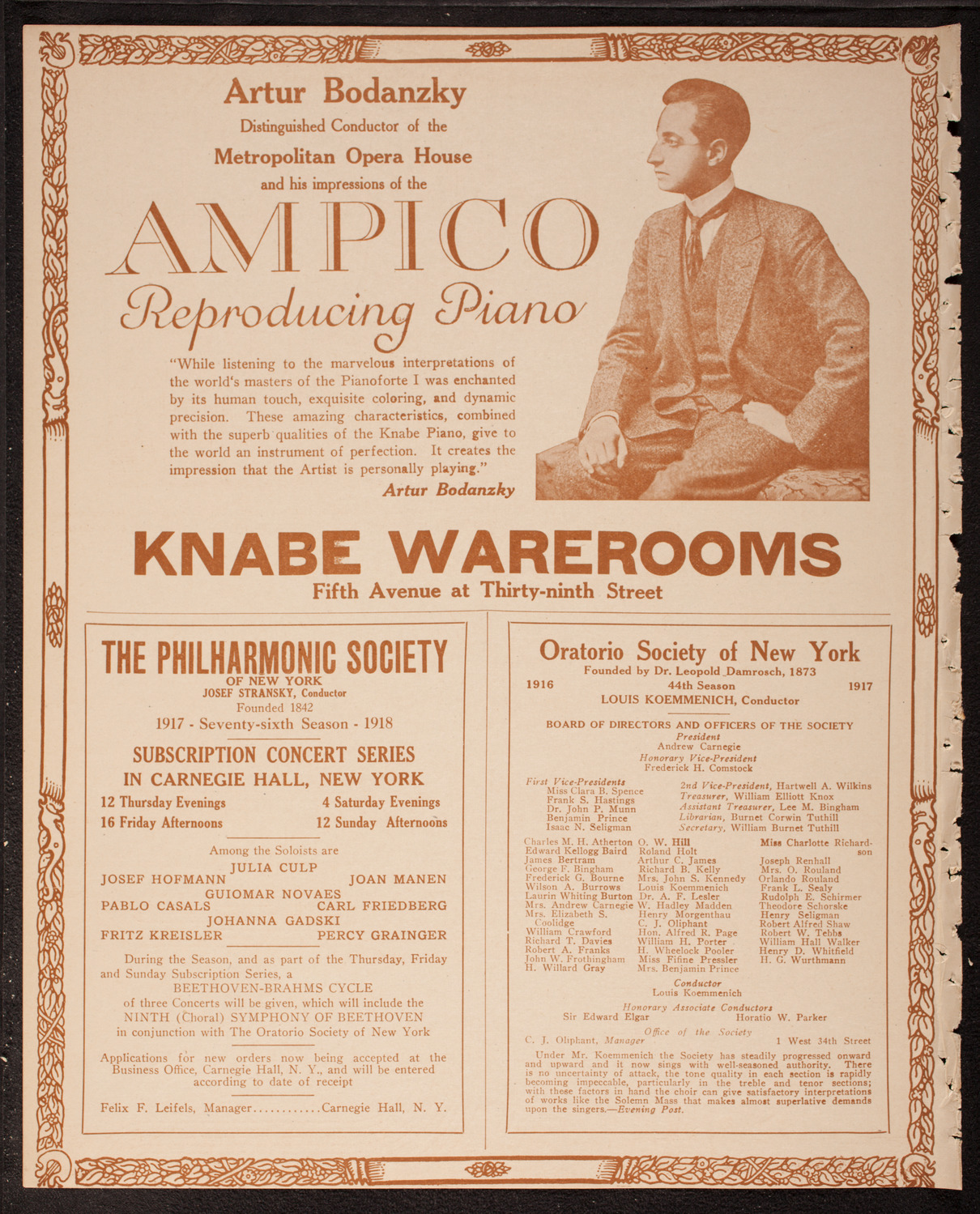 Thomas Egan, Tenor, assisted by Lilian Breton, Soprano, and Frederic Gerard, Violin, April 15, 1917, program page 12