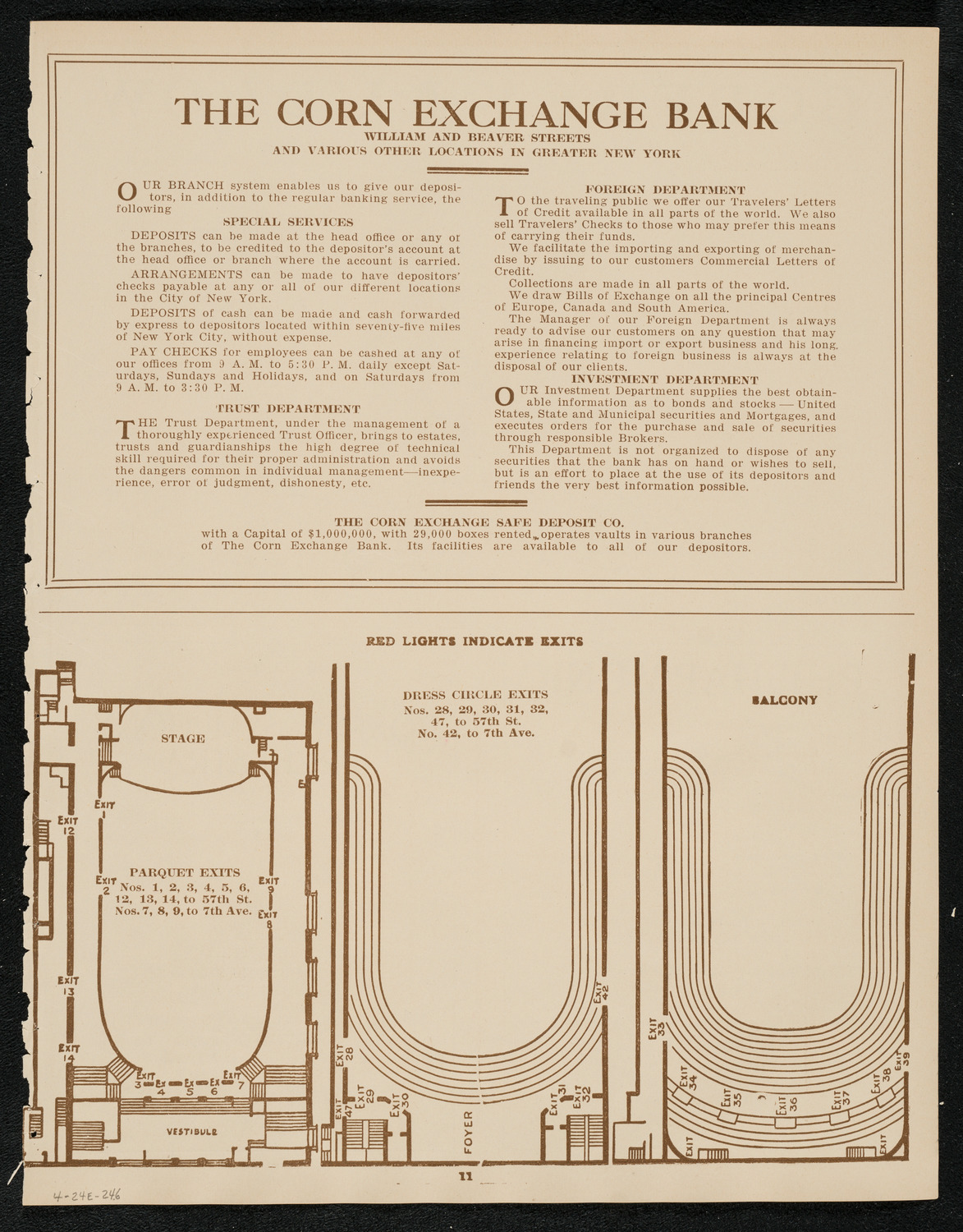 Benefit: St. Andrews One Cent Coffee Stands Society, April 24, 1924, program page 11