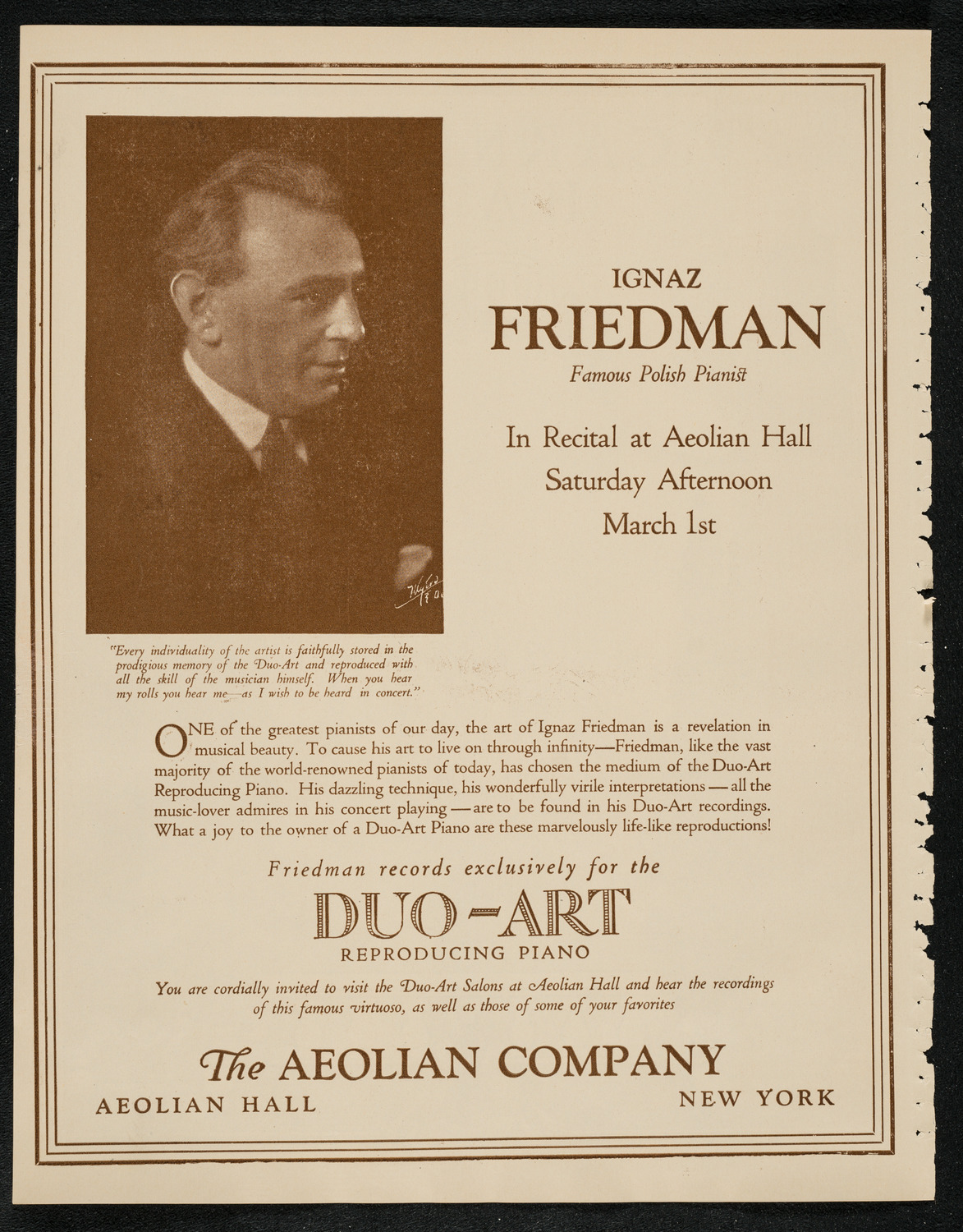 New York Symphony Orchestra, February 29, 1924, program page 2