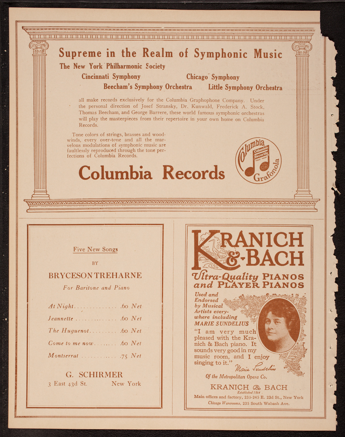 Russian Symphony Society of New York, November 17, 1917, program page 6