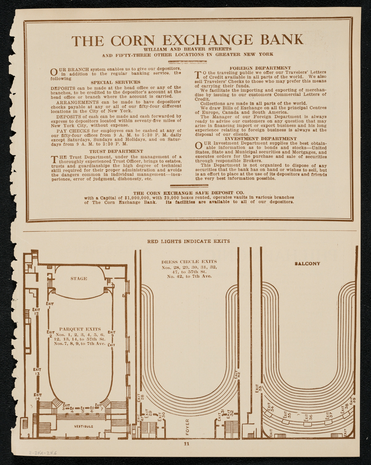 New York Philharmonic, February 24, 1924, program page 11